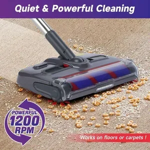 Spin Cleaner Electric Floor Mop - Rechargeable Sweeper for Home Cleaning - Automatic 26H0310