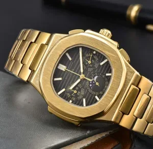 U1 Automatic Mechanical Watch 41mm Quartz Watch Mens Womens Stainless Steel Waterproof Luminous Watches sub dials workin