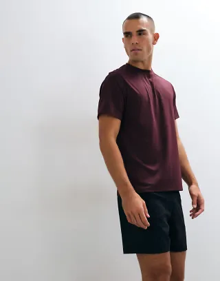 4505 Icon quick dry mesh training T-shirt in maroon