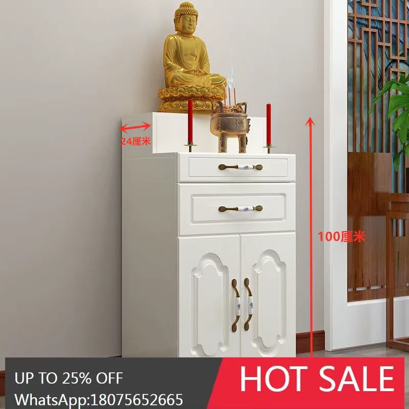 HLZ Altar Table Buddha Home Economical Incense Case Altar Table God Buddha God of Wealth Altar Tabl