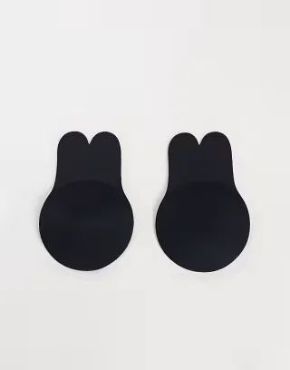 ASOS DESIGN reusable lifting nipple pasties in black