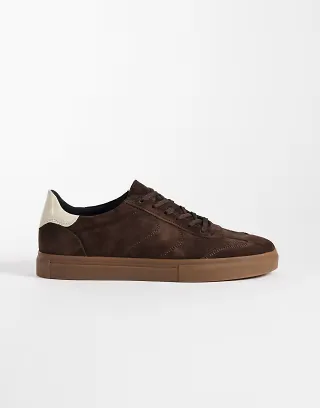 Vagabond Shoemakers Cody suede lace up sneakers in coffee