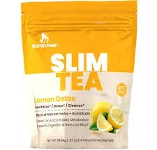RAPIDFIRE Slim Tea Lemon 14 Pyramid Tea Sachets