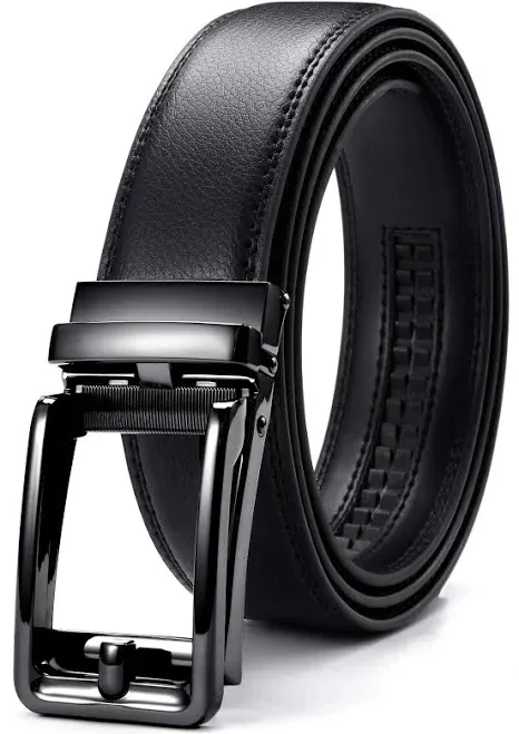 CHAOREN Ratchet Belt Men - 1 3/8" Dress Leather Belt for Men Comfort Click - Perfect Companion to Mens Dress Shoes