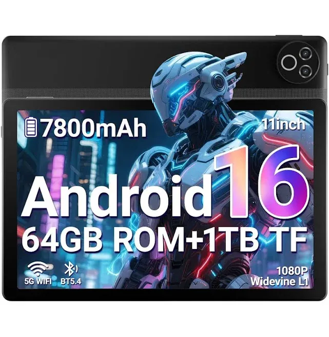 11 Inch Android 16 Tablet