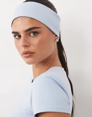 4505 Icon active quick dry headband in baby blue