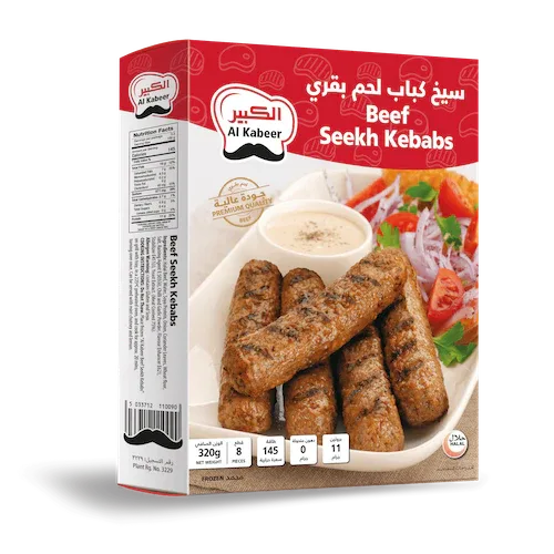 Al Kabeer Beef Seekh Kabab 300 g x8