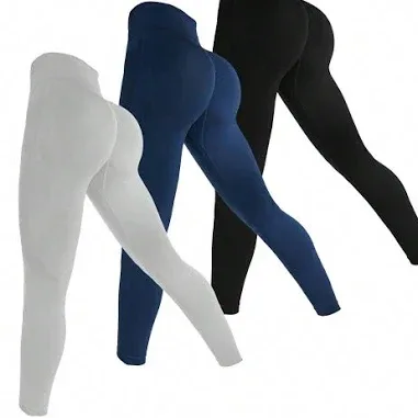 SHEIN Multicolor Seamless High Elasticity Sports Leggings Women's High Waisted Gym Yoga Pants High Waist Activewear Bott
