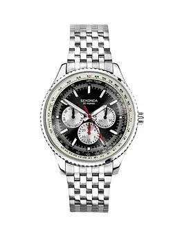Sekonda Pilot Maverick Stainless Steel Mens Watch 30037