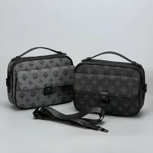 Mens Trendy Messenger Bag for Business - Versatile Crossbody, Shoulder & Top Handle, Daily Commute Bag, Lightweight Dura