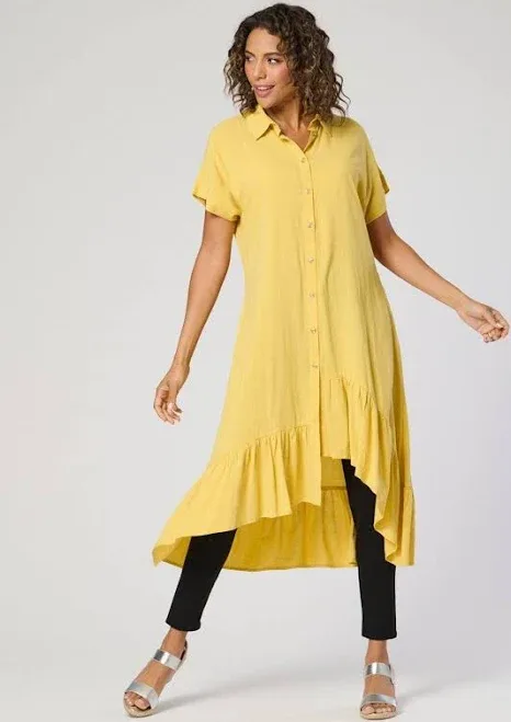 Saloos Women's Deep Frill Hem Dress