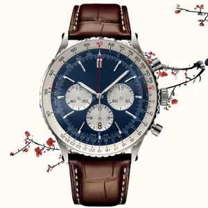 Breils Navitimer Automatic Quartz Chronograph Watch for Men, Elegant Designer Timepiece with Gift Box