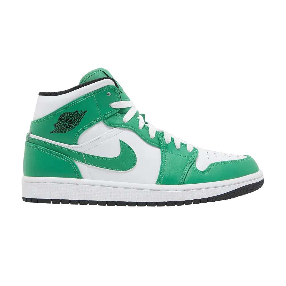 Air Jordan 1 Mid Lucky Green