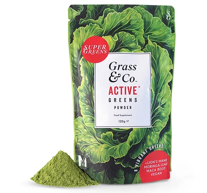 Grass & Co. Active Super Greens Powder Pouch 120g