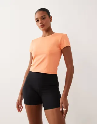4505 Icon active quick dry baby T-shirt in apricot