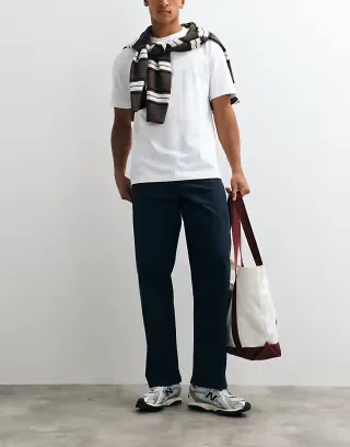 Cotton On baggy chino pants in navy
