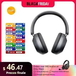 Picun F6 Wireless Noise Cancelling Headphones - Active ANC, Head Tracking, 3D Hi-Res Audio, 40mm Drivers, HIFI Sound, AP
