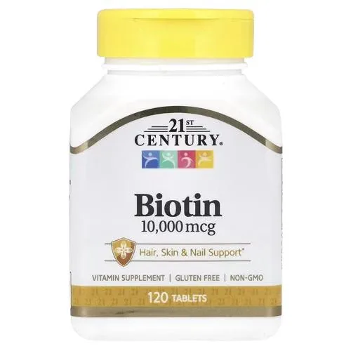 21st Century Biotin 10000 mcg 120 Tablets