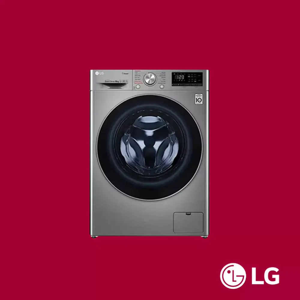 LG Front Load Wash & Dry 8/5KG (F2V5PGP2T) Washing Machine