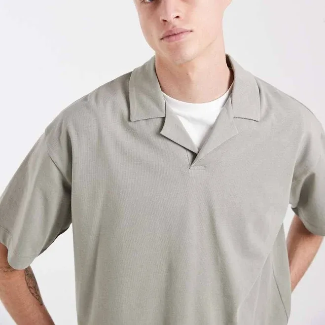 ASOS Heavyweight Boxy Oversized Polo