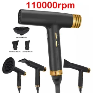 110000rpm Brushless Professional Hair Dryer Negative Ion Blower High Speed Salon Home Appliance Care Tools 260805