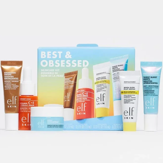 e.l.f. Unisex Best & Obsessed Skincare Kit
