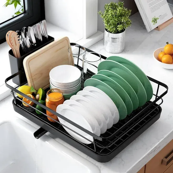 Kitsure Space-Saving Dish Drainer Rack