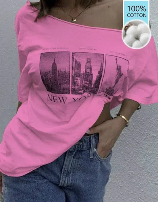 Dazy Oversized Graphic Print T-Shirt