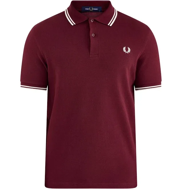 Fred Perry Mens Twin Tipped Polo Shirt