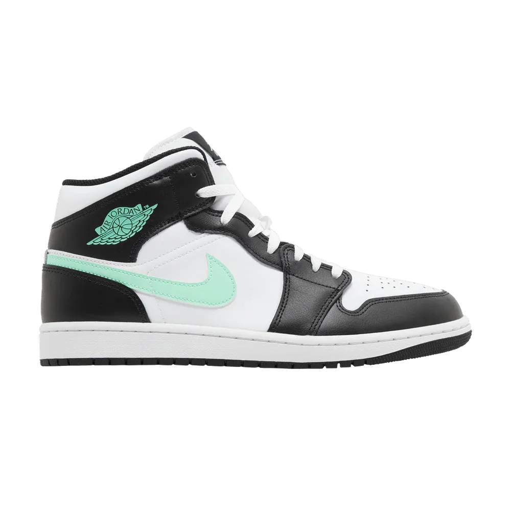 Air Jordan 1 Mid Green Glow