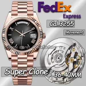Men's Luxury Timepieces: 40mm Automatic Watch with Diamonds, Sapphire Glass & Luminous Dial - Day Date Feature
