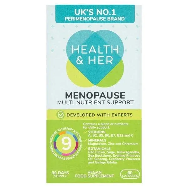 Health & Her Menopause Multi Nutrient Supplement