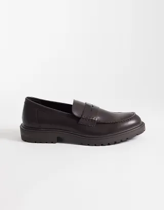 SEQWL Pier chunky loafers in brown