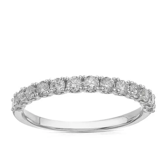Platinum Prong Set Eternity 0.50ct Diamond Ring