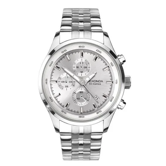 Sekonda Men's Dual Time Bracelet Watch