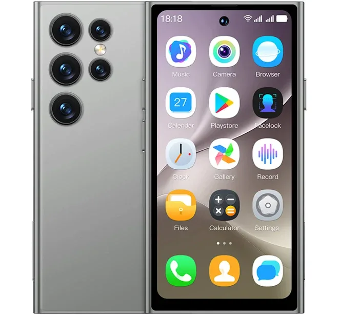 Choice4 Standard Version Gray Soyes S25 Pro 4.0" Mini Smartphone 2gb Ram 16gb Rom Android10.0 Face Recogniti - One size