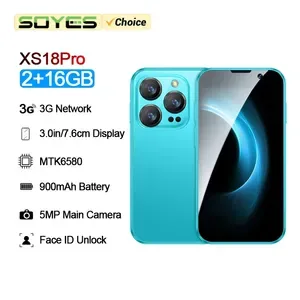 Soyes Mini Android Smartphones Unlocked Dual SIM 3G Cell Phones with HD Cameras, Quad-Core, WiFi, Bluetooth, Small Touch