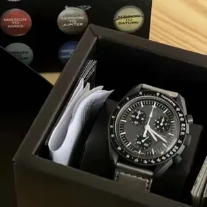 Bioceramic Planet Moon 24 Colors Quarz Watch Mission to Mercury 42mm Full Function Chronograph Mens Couple Joint Name Wr