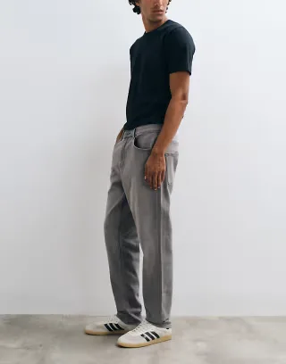 ASOS DESIGN essential stretch tapered jeans in gray
