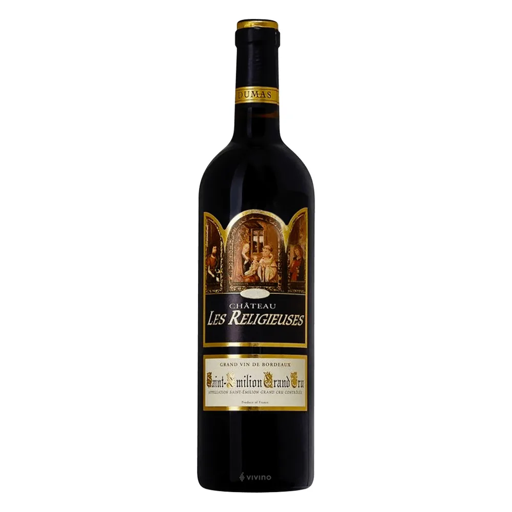 Chateau Les Religieuses SaintEmilion Grand Cru Red Wooden Case 75 Cl