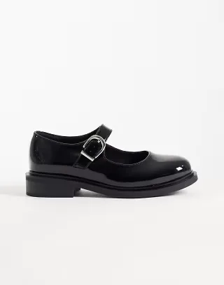 Schuh Lucan Wide Fit mary janes in black