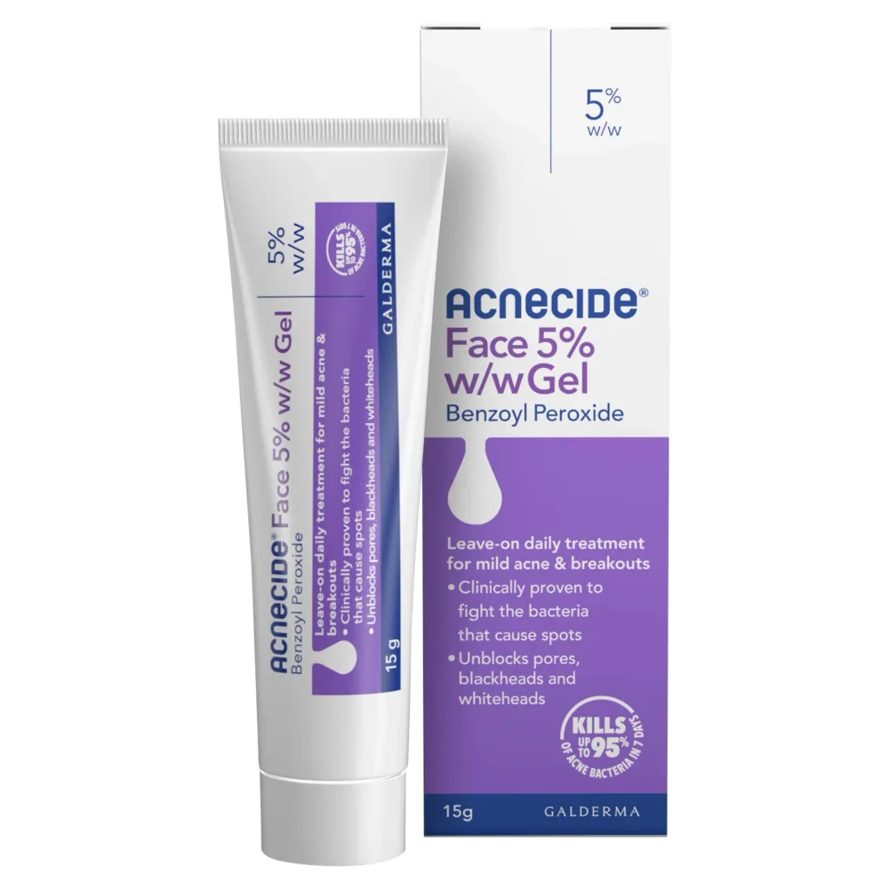 Acnecide Face Gel For Spot Treatment 5% w/w 15 g