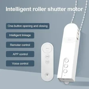 Tuya Smart WiFi Electric Roller Shutter Blind Motor, Automatic Curtain Lifting and Closing Driver with App Control