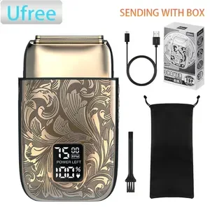 Ufree Close Shaver Electric Foil Shavers for Men 3Speed Razor Home appliance Face Shaving Beard Trimmer with LCD 260518