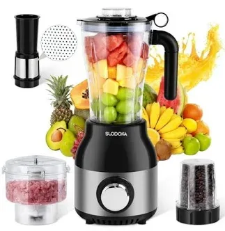 Suodoka Countertop Blender Food Processor Combo