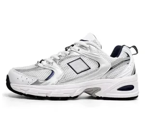 Designer Shoes 530 Breathable Mesh Trainers - Casual Unisex Sneakers for Men & Women - Lightweight Leisure Footwear in G