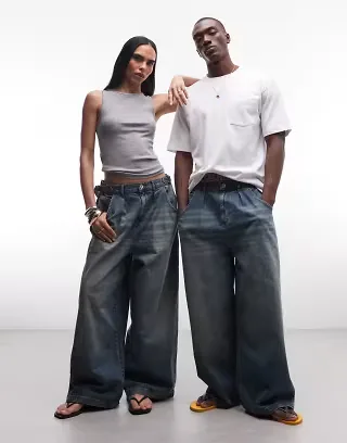 COLLUSION unisex XL baggy jeans