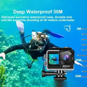 GoPro 4K Diving Action Cameras - Mini Bike Digital Camera with Waterproof Design and High-Resolution Video