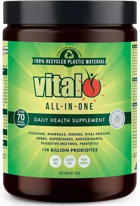 Vital Greens Antioxidant Superfood Powder Natural Multivitamin Formula 300gm / 10.58oz