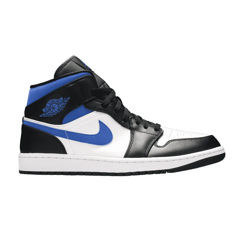Air Jordan 1 Mid White Black Royal
